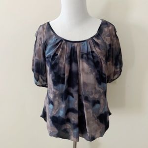 BCBGeneration Tie Dye Print Top Size Small